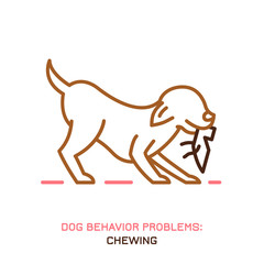 Dog Behavior Problem Icon