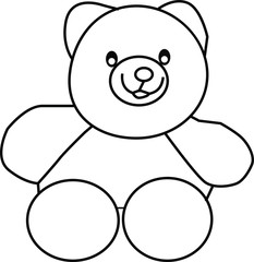bear toy vector