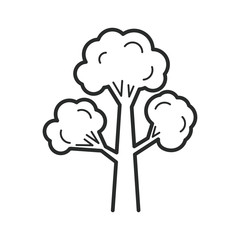 tree logo, icon vector design template