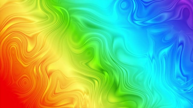 Colorful rainbow abstract liquid glossy waves motion pattern background. Seamless loop. Video animation Ultra HD 4K 3840x2160