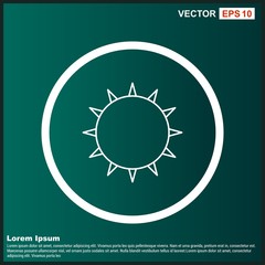 Sun Icon For Your Design,websites and projects.