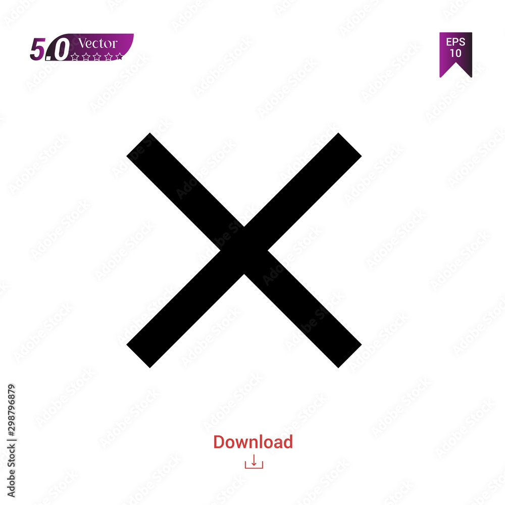 Poster outline black clear-button icon vector isolated on white background. graphic design, material-design