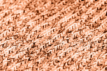 Knitted woolen texture close up. Textile background