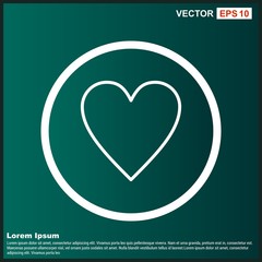 Heart Icon For Your Design,websites and projects.