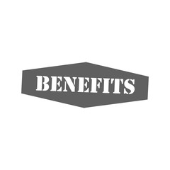 Benefit Stamp Template Solid Color