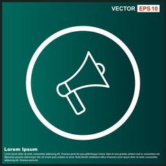 Loudspeaker Icon For Your Design,websites and projects.