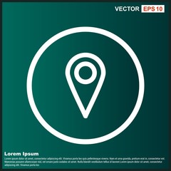 Location Icon For Your Design,websites and projects..