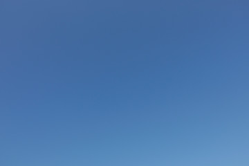 blue sky background wo clouds and sun