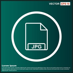 JPG Icon For Your Design,websites and projects.