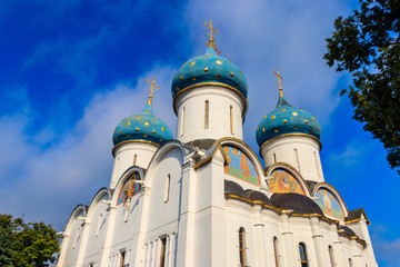 Assumption Cathedral of Trinity Lavra of St. Sergius in Sergiev Posad, Russia