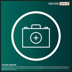 First Aid Box Icon For Your Design,websites and projects.