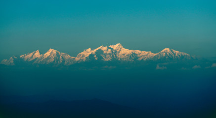 Annapurna Mountain Range Seen From Bandipur
