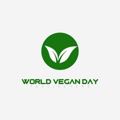 Grean Leaf Logo Design Vector