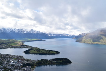 Queenstown in South Island, New Zealand