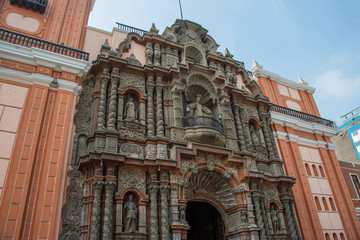 Basilica of Nuestra Señora de la Merced in Lima