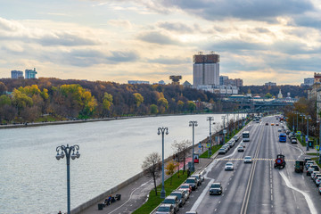 Fototapeta na wymiar View of Moscow cityscape