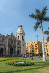 Facade of Cathedral of Lima (Peru)