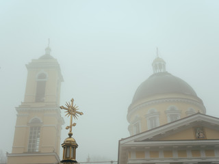 Fototapeta na wymiar Orthodox Cathedral of Peter and Paul. Gomel, Belarus