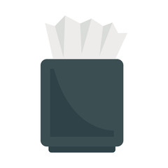 Napkins icon in flat style