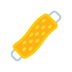 washcloth icon in flat style