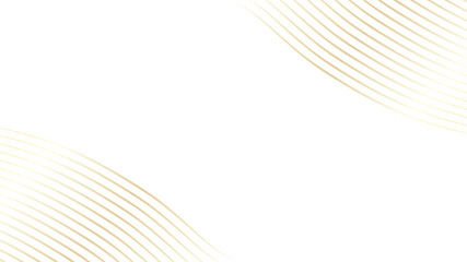 Vector white luxury background for web. Golden waves on a gradient background