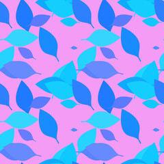 Seamless Repeating Pattern With Leaves