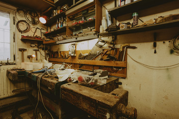 domestic home workshop room