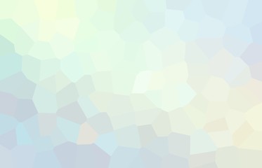 Fototapeta na wymiar Stylish light geometric background. Hologram green blue yellow mosaic texture. Polygon pattern. Iridescent abstract image. Empty background.