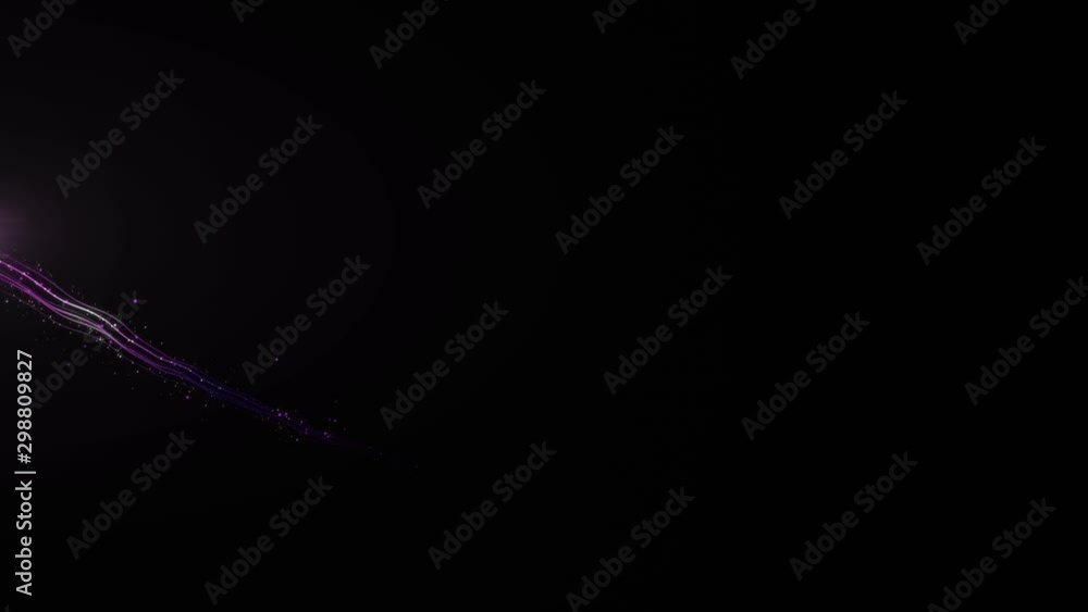 Aufkleber light streak with particles, it can be used as an overlay to add value on video.