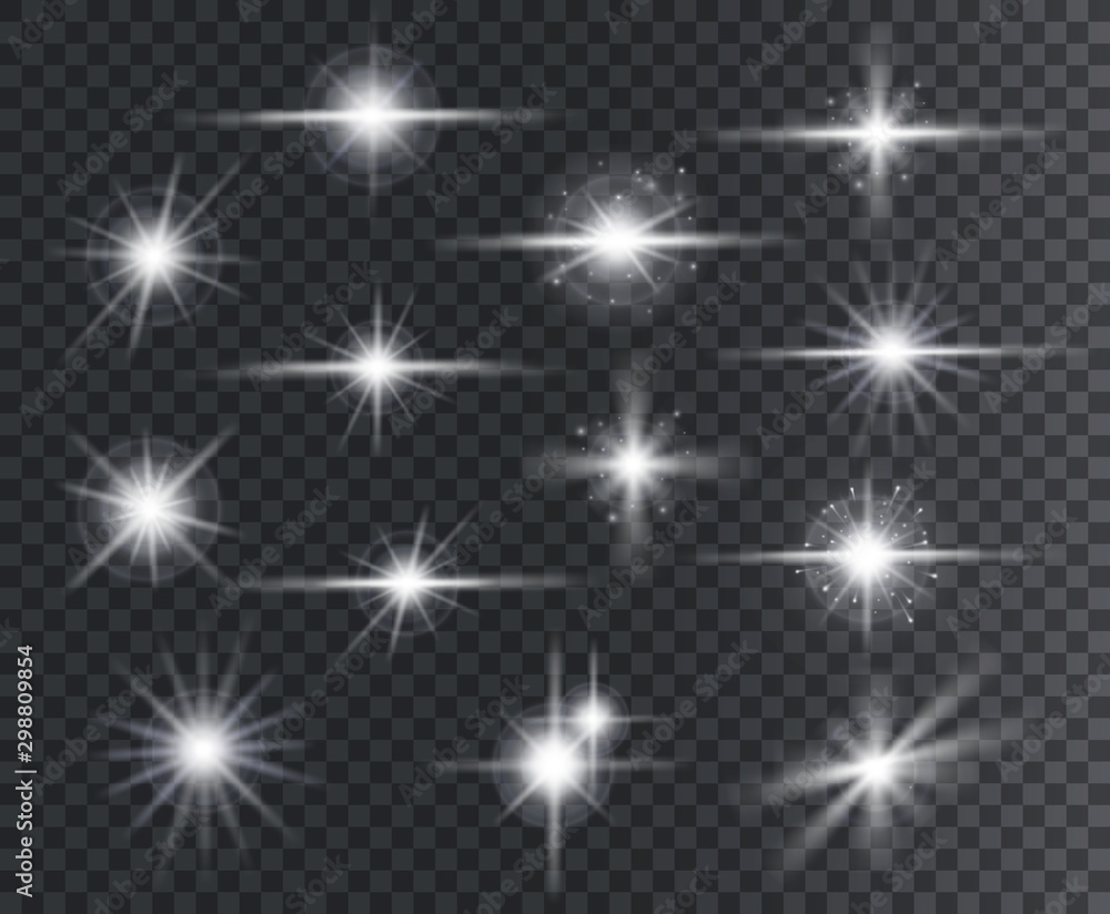 Canvas Prints light effect. lens flares, glow light starburst effects with sparkles and rays. christmas design rad