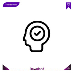 positive icon vector . Best modern, simple, isolated, application ,motivation icons, logo, flat icon for website design or mobile applications, UI / UX design vector format