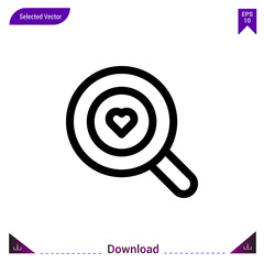 passion icon vector . Best modern, simple, isolated, application ,motivation icons, logo, flat icon for website design or mobile applications, UI / UX design vector format