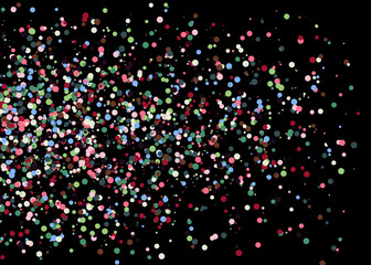 Colorful Universe Distribution Computational Generative Art background illustration