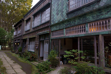 Fototapeta na wymiar Old Japanese Alley 