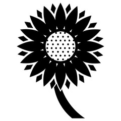 happy thanksgiving sunflowers vector icon design