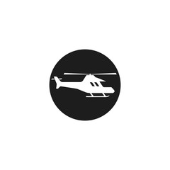 Helicopter logo vector icon illustration design 