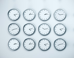 Time zones concept.