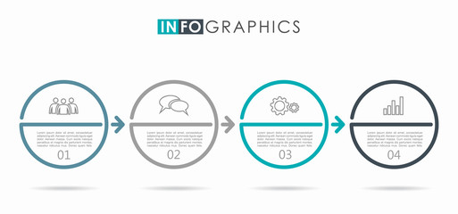 Infographic design template with place for your data. Vector illustration.