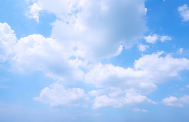 Fototapeta premium blue sky and soft white cloud