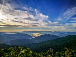 Beautiful landscape at Doi Phu Kha national park , Nan , Thailand