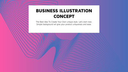 Abstract Vector Colorful Gradient Landing Page Template