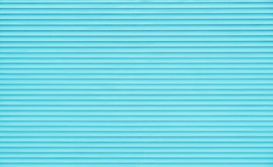 Teal blue horizontal roller shutter blinds