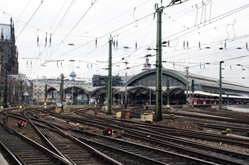 Obraz na płótnie Canvas train at the station