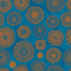 Vector mosaic art pattern. Curved mosaic image