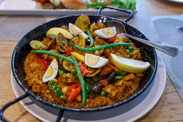 Classic Valenciana style Paella