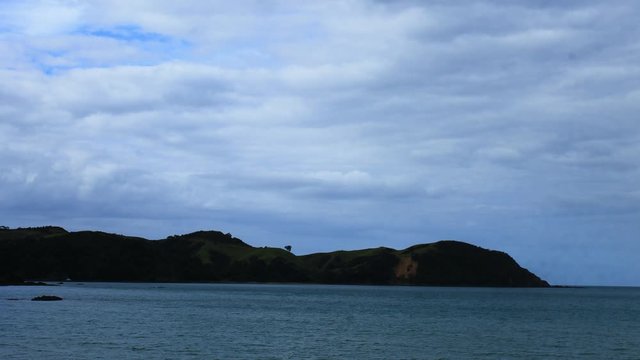 dark coast line newzealand clouds