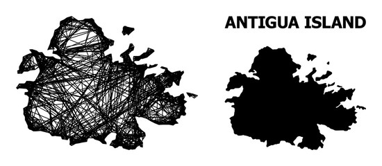 Net Map of Antigua Island