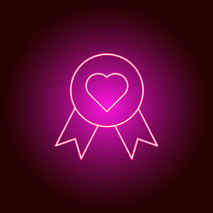 Bubble, cloud, star vector icon. Element of simple icon for websites, web design, mobile app, info graphics. Pink color. Neon vector