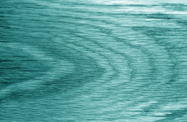 Wooden board texture in cyan tone.