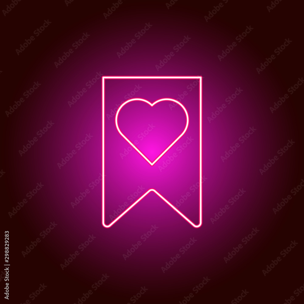 Poster flag vector icon. element of simple icon for websites, web design, mobile app, info graphics. pink c